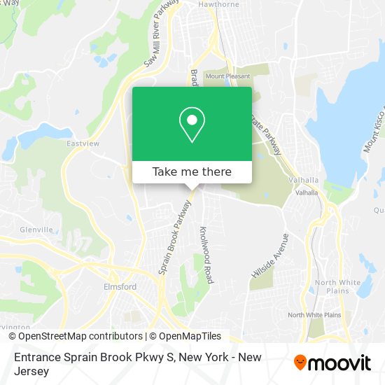 Entrance Sprain Brook Pkwy S map