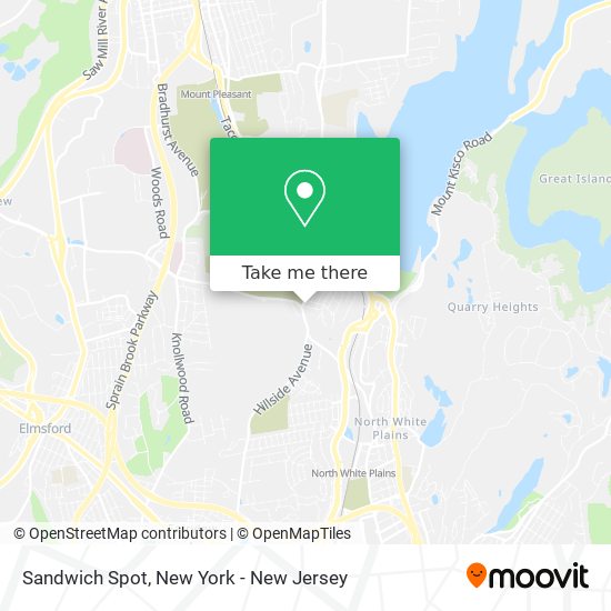 Sandwich Spot map