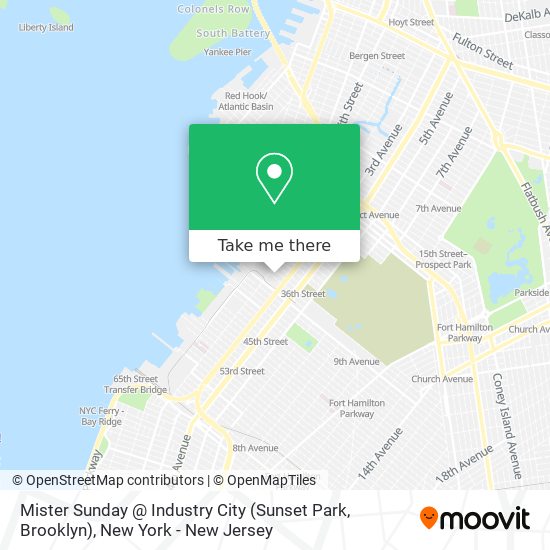Mister Sunday @ Industry City (Sunset Park, Brooklyn) map