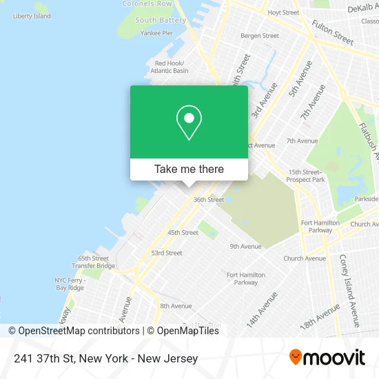 Mapa de 241 37th St