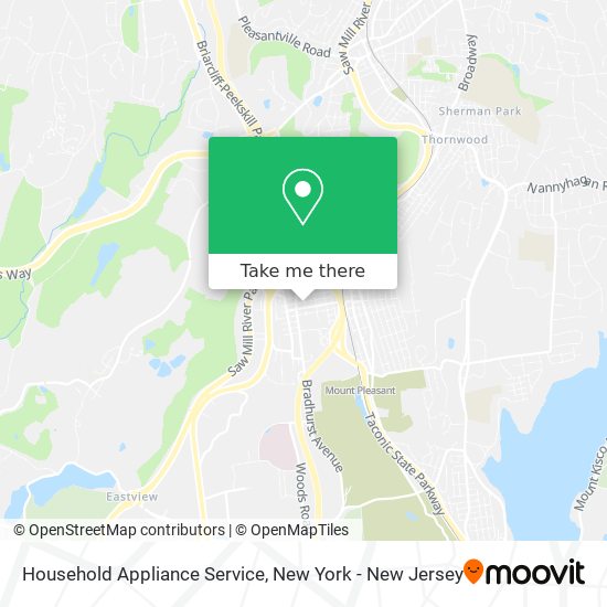 Household Appliance Service map