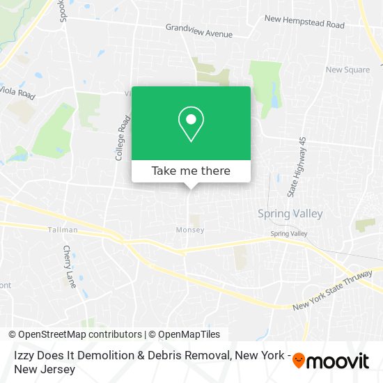 Izzy Does It Demolition & Debris Removal map