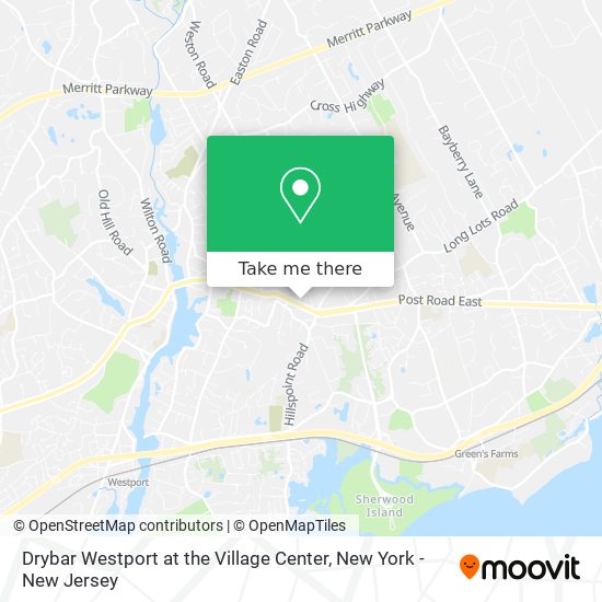 Mapa de Drybar Westport at the Village Center