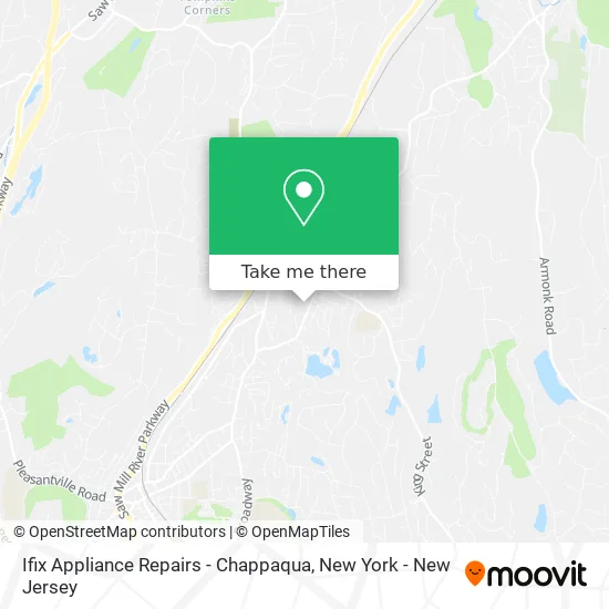 Ifix Appliance Repairs - Chappaqua map