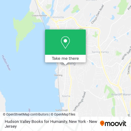 Mapa de Hudson Valley Books for Humanity