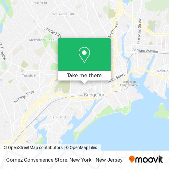 Gomez Convenience Store map