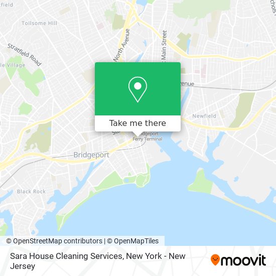 Sara House Cleaning Services map