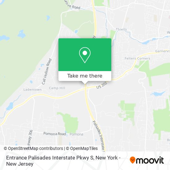 Mapa de Entrance Palisades Interstate Pkwy S