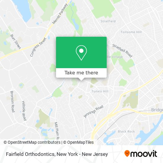 Fairfield Orthodontics map