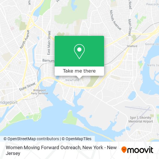 Women Moving Forward Outreach map