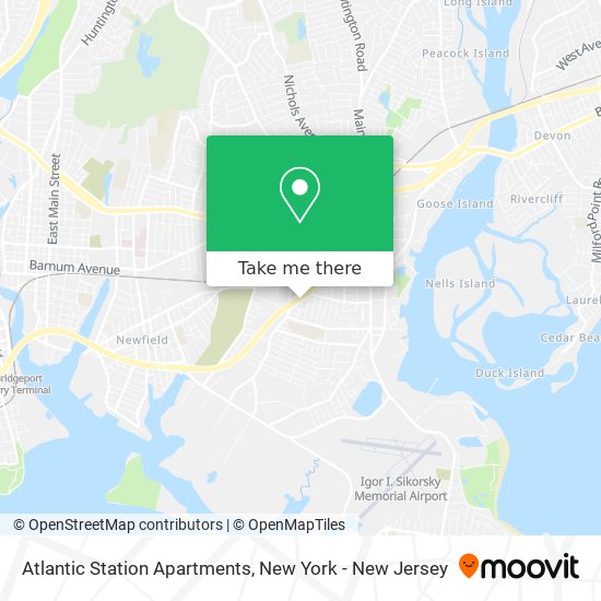 Atlantic Station Apartments map