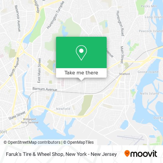 Faruk's Tire & Wheel Shop map