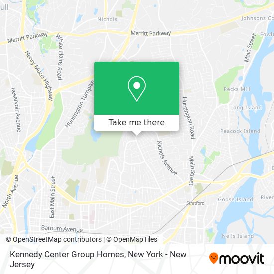 Kennedy Center Group Homes map