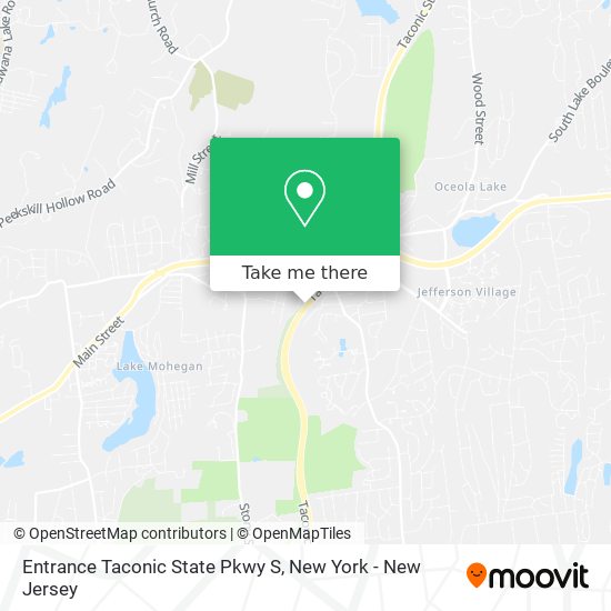 Entrance Taconic State Pkwy S map