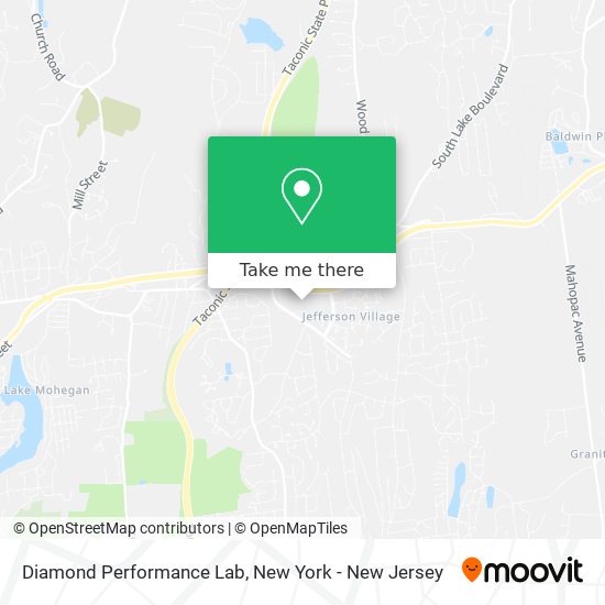 Mapa de Diamond Performance Lab