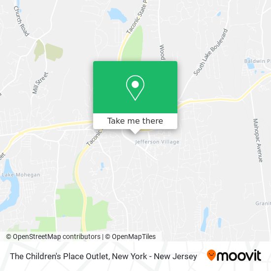 The Children's Place Outlet map
