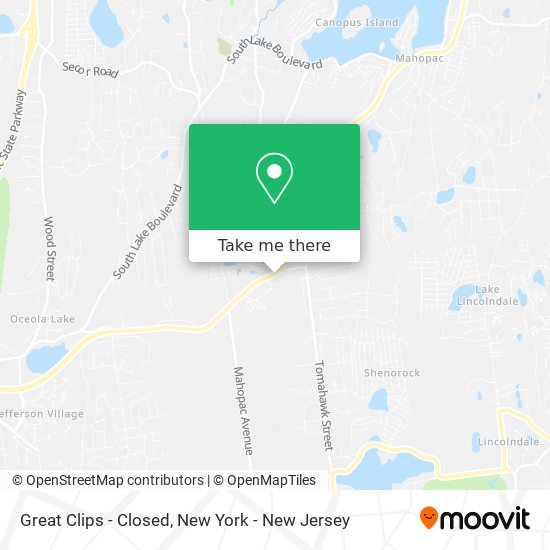 Great Clips - Closed map