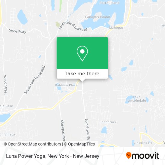 Luna Power Yoga map