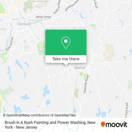 Brush in A Rush Painting and Power Washing map