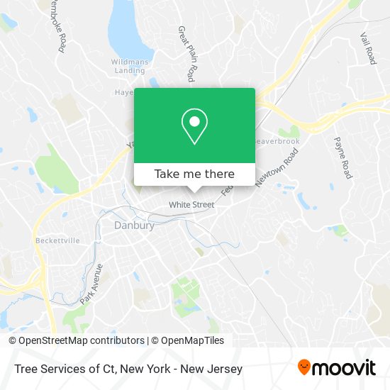 Tree Services of Ct map