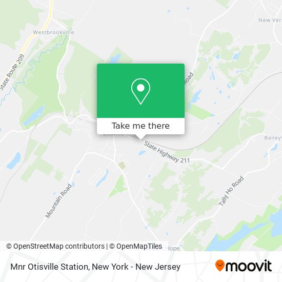 Mapa de Mnr Otisville Station