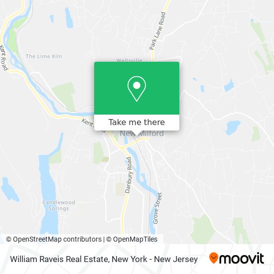 William Raveis Real Estate map