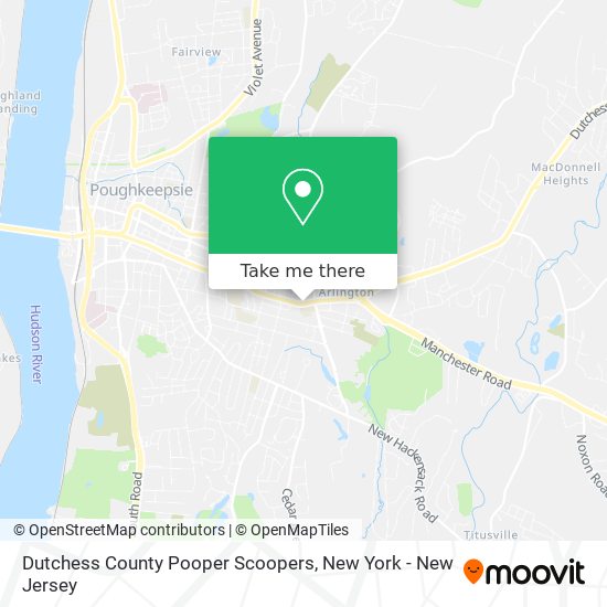 Mapa de Dutchess County Pooper Scoopers