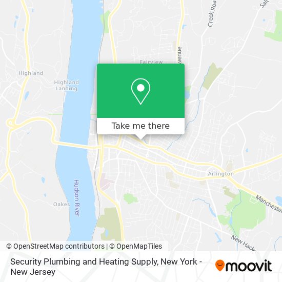 Security Plumbing and Heating Supply map