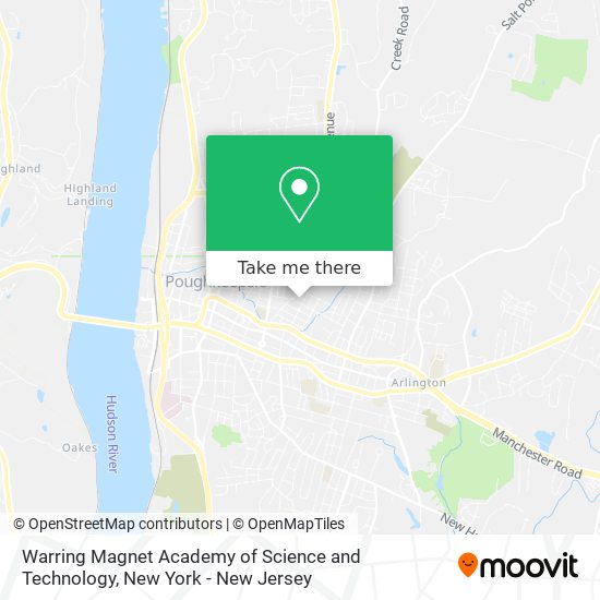 Warring Magnet Academy of Science and Technology map