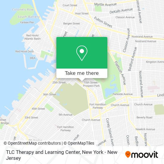 Mapa de TLC Therapy and Learning Center