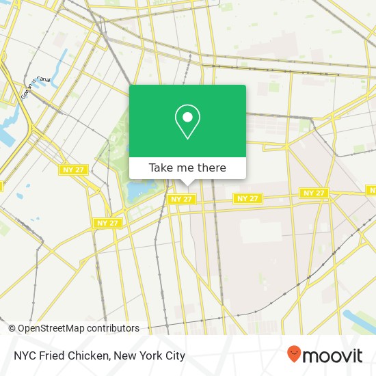 NYC Fried Chicken map