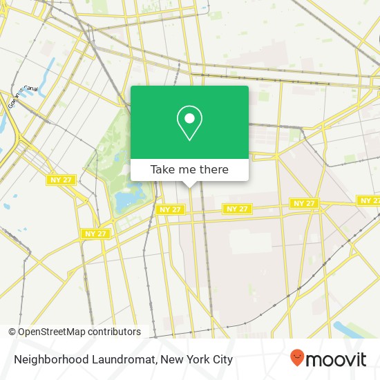 Neighborhood Laundromat map