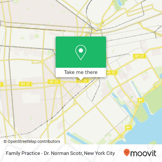 Family Practice - Dr. Norman Scotr map