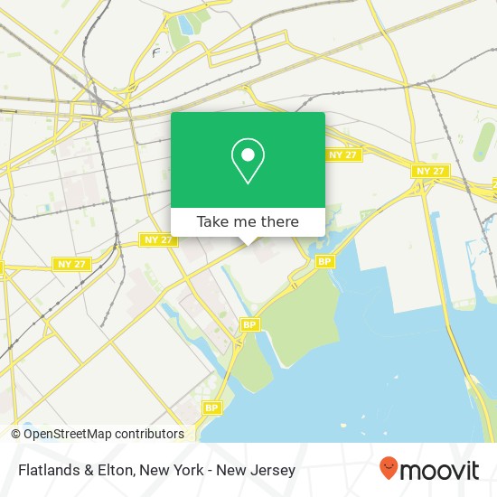 Mapa de Flatlands & Elton