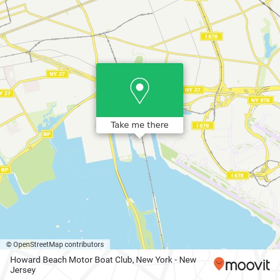 Howard Beach Motor Boat Club map