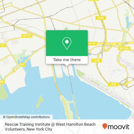 Mapa de Rescue Training Institute @ West Hamilton Beach Volunteers