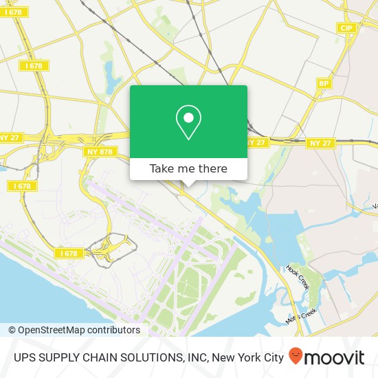 Mapa de UPS SUPPLY CHAIN SOLUTIONS, INC