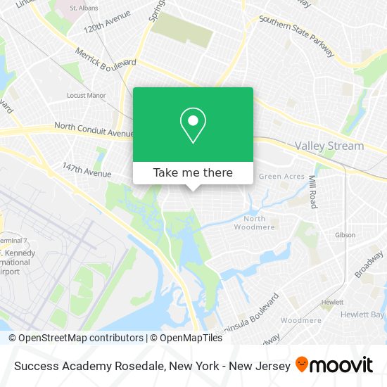 Mapa de Success Academy Rosedale