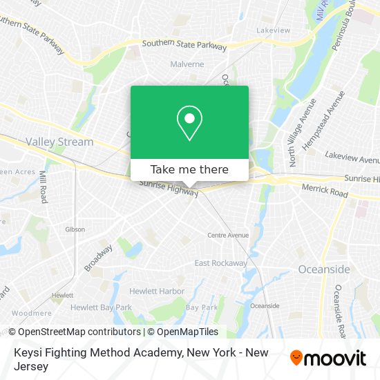 Mapa de Keysi Fighting Method Academy