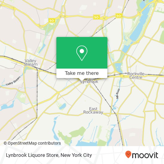 Lynbrook Liquore Store map