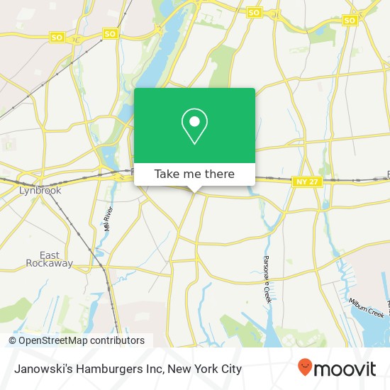Mapa de Janowski's Hamburgers Inc