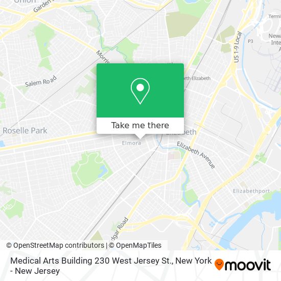 Mapa de Medical Arts Building 230 West Jersey St.