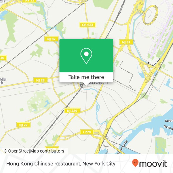 Mapa de Hong Kong Chinese Restaurant