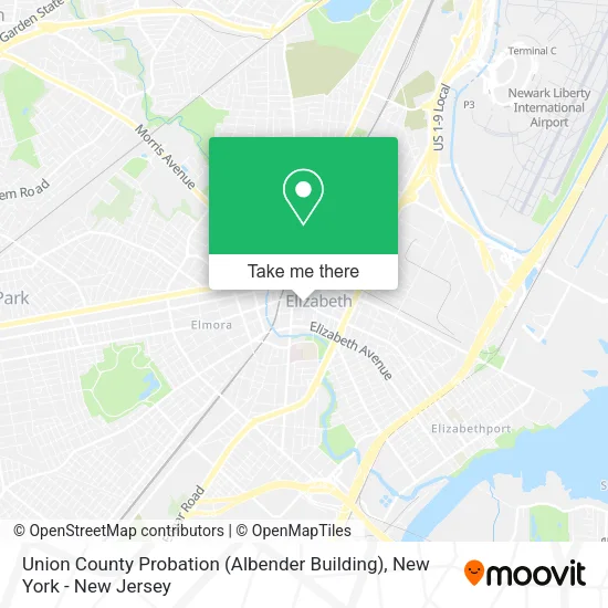 Mapa de Union County Probation (Albender Building)