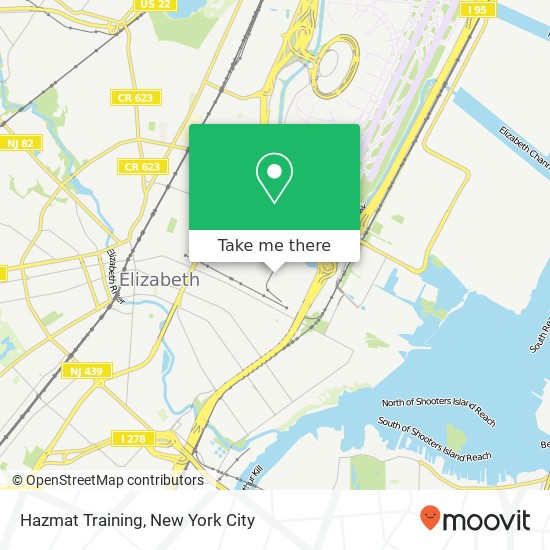 Hazmat Training map