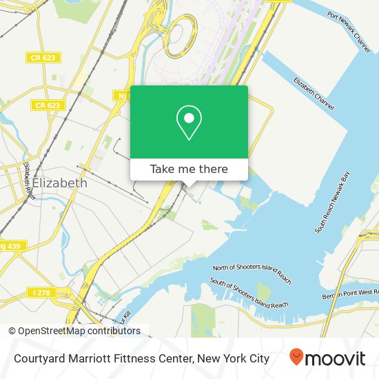 Courtyard Marriott Fittness Center map