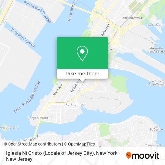 Iglesia Ni Cristo (Locale of Jersey City) map