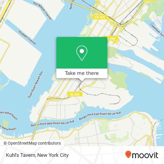 Kuhl's Tavern map