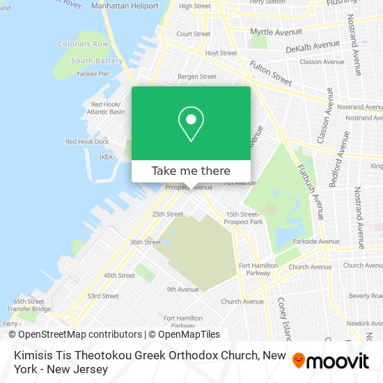 Mapa de Kimisis Tis Theotokou Greek Orthodox Church