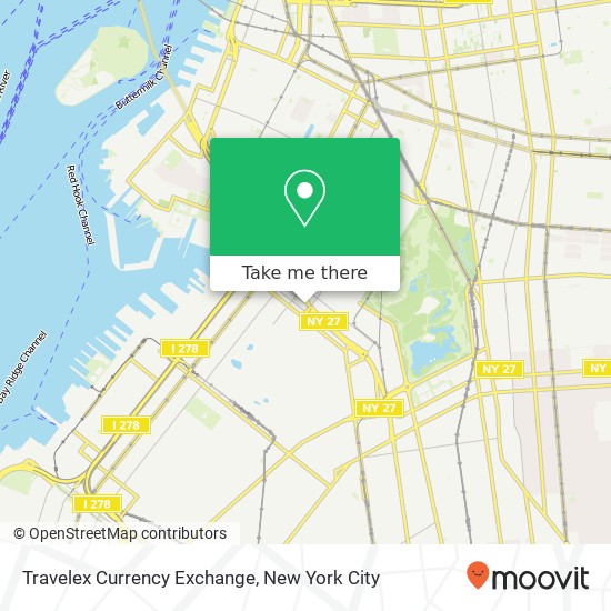 Mapa de Travelex Currency Exchange